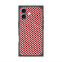 プレミアムパネル with MagSafe［ Small Stripe - Red × Black ］