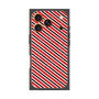 プレミアムパネル with MagSafe［ Small Stripe - Red × Black ］