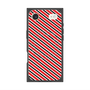 プレミアムパネル with MagSafe［ Small Stripe - Red × Black ］
