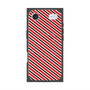 プレミアムパネル with MagSafe［ Small Stripe - Red × Black ］