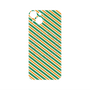 プレミアムパネル with MagSafe［ Small Stripe - Green × Orange ］
