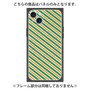プレミアムパネル with MagSafe［ Small Stripe - Green × Orange ］