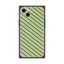 プレミアムパネル with MagSafe［ Small Stripe - Green × Orange ］