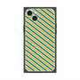プレミアムパネル with MagSafe［ Small Stripe - Green × Orange ］