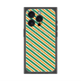 プレミアムパネル with MagSafe［ Small Stripe - Green × Orange ］