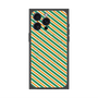 プレミアムパネル with MagSafe［ Small Stripe - Green × Orange ］