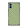 プレミアムパネル with MagSafe［ Small Stripe - Green × Orange ］