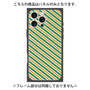 プレミアムパネル with MagSafe［ Small Stripe - Green × Orange ］