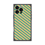 プレミアムパネル with MagSafe［ Small Stripe - Green × Orange ］