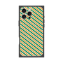 プレミアムパネル with MagSafe［ Small Stripe - Green × Orange ］