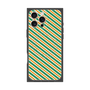 プレミアムパネル with MagSafe［ Small Stripe - Green × Orange ］