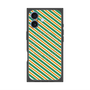 プレミアムパネル with MagSafe［ Small Stripe - Green × Orange ］
