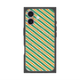 プレミアムパネル with MagSafe［ Small Stripe - Green × Orange ］