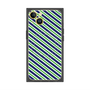 プレミアムパネル with MagSafe［ Small Stripe - Navy × Green ］