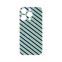 プレミアムパネル with MagSafe［ Small Stripe - Navy × Green ］