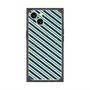 プレミアムパネル with MagSafe［ Small Stripe - Navy × Green ］