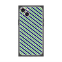 プレミアムパネル with MagSafe［ Small Stripe - Navy × Green ］