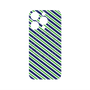 プレミアムパネル with MagSafe［ Small Stripe - Navy × Green ］
