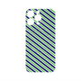 プレミアムパネル with MagSafe［ Small Stripe - Navy × Green ］