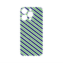 プレミアムパネル with MagSafe［ Small Stripe - Navy × Green ］