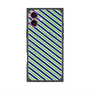プレミアムパネル with MagSafe［ Small Stripe - Navy × Green ］