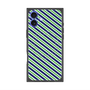 プレミアムパネル with MagSafe［ Small Stripe - Navy × Green ］