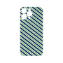 プレミアムパネル with MagSafe［ Small Stripe - Navy × Green ］