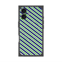 プレミアムパネル with MagSafe［ Small Stripe - Navy × Green ］