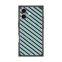 プレミアムパネル with MagSafe［ Small Stripe - Navy × Green ］