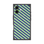 プレミアムパネル with MagSafe［ Small Stripe - Navy × Green ］
