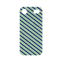 プレミアムパネル with MagSafe［ Small Stripe - Navy × Green ］