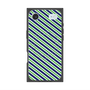 プレミアムパネル with MagSafe［ Small Stripe - Navy × Green ］
