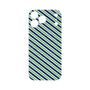 プレミアムパネル with MagSafe［ Small Stripe - Navy × Green ］
