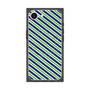 プレミアムパネル with MagSafe［ Small Stripe - Navy × Green ］