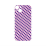 プレミアムパネル with MagSafe［ Small Stripe - Purple × Pink ］