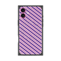プレミアムパネル with MagSafe［ Small Stripe - Purple × Pink ］