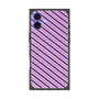 プレミアムパネル with MagSafe［ Small Stripe - Purple × Pink ］