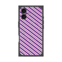 プレミアムパネル with MagSafe［ Small Stripe - Purple × Pink ］