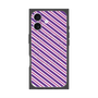 プレミアムパネル with MagSafe［ Small Stripe - Purple × Pink ］