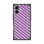 プレミアムパネル with MagSafe［ Small Stripe - Purple × Pink ］