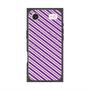 プレミアムパネル with MagSafe［ Small Stripe - Purple × Pink ］