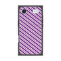 プレミアムパネル with MagSafe［ Small Stripe - Purple × Pink ］