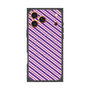 プレミアムパネル with MagSafe［ Small Stripe - Purple × Pink ］