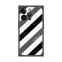 プレミアムパネル with MagSafe［ Big Stripe - Black × Gray ］