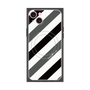 プレミアムパネル with MagSafe［ Big Stripe - Black × Gray ］