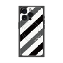 プレミアムパネル with MagSafe［ Big Stripe - Black × Gray ］