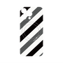 プレミアムパネル with MagSafe［ Big Stripe - Black × Gray ］