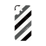 プレミアムパネル with MagSafe［ Big Stripe - Black × Gray ］