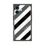 プレミアムパネル with MagSafe［ Big Stripe - Black × Gray ］