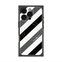 プレミアムパネル with MagSafe［ Big Stripe - Black × Gray ］